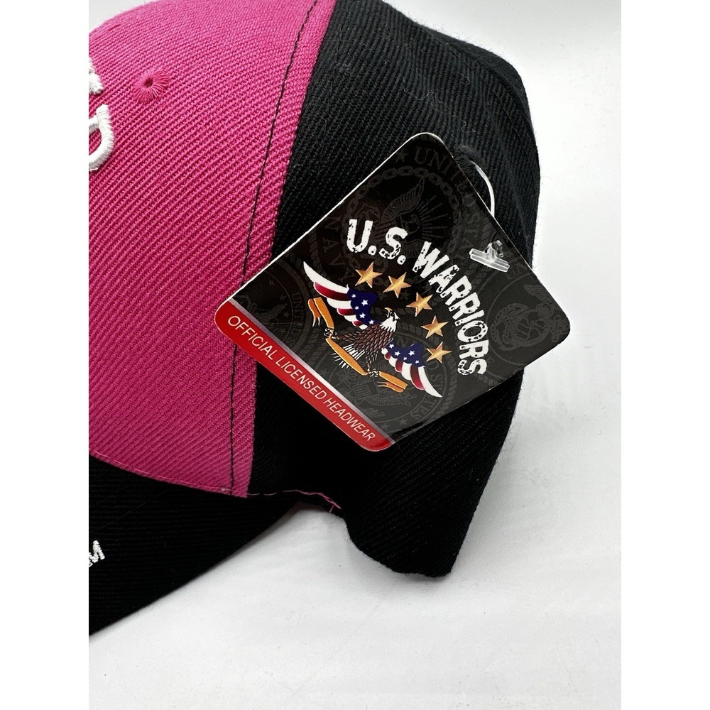 U.S. Warriors Proud U.S. Army Mom Baseball Cap Hat Pink Black Official Licensed - Picture 10 of 13